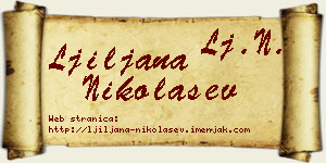 Ljiljana Nikolašev vizit kartica